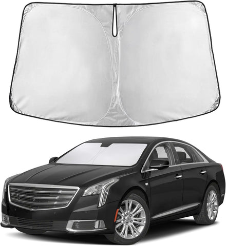 EcoNour Windshield Sunshade Compatible for Cadillac XTS 2013-2017 2018 2019