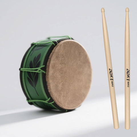 Drumsticks for Kids, 12 inch Maple Wood Drum sticks, Musical Instrument Percussion Accessories, Drumsticks for Student, Beginners (Maple, 4 Pairs)