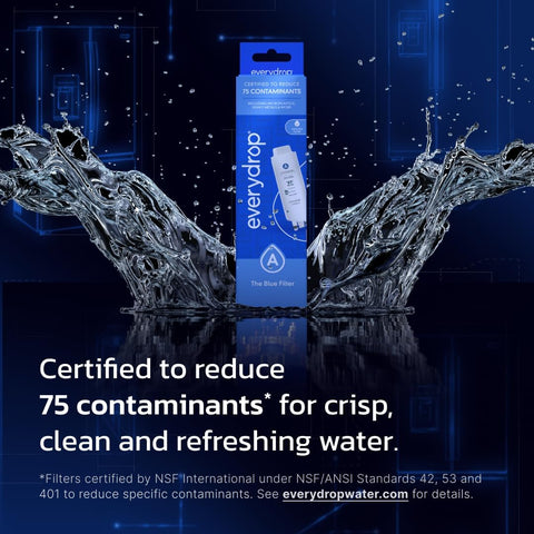 everydrop by Whirlpool Ice & Water Refrigerator Filter A, Blue, EDRARXD1