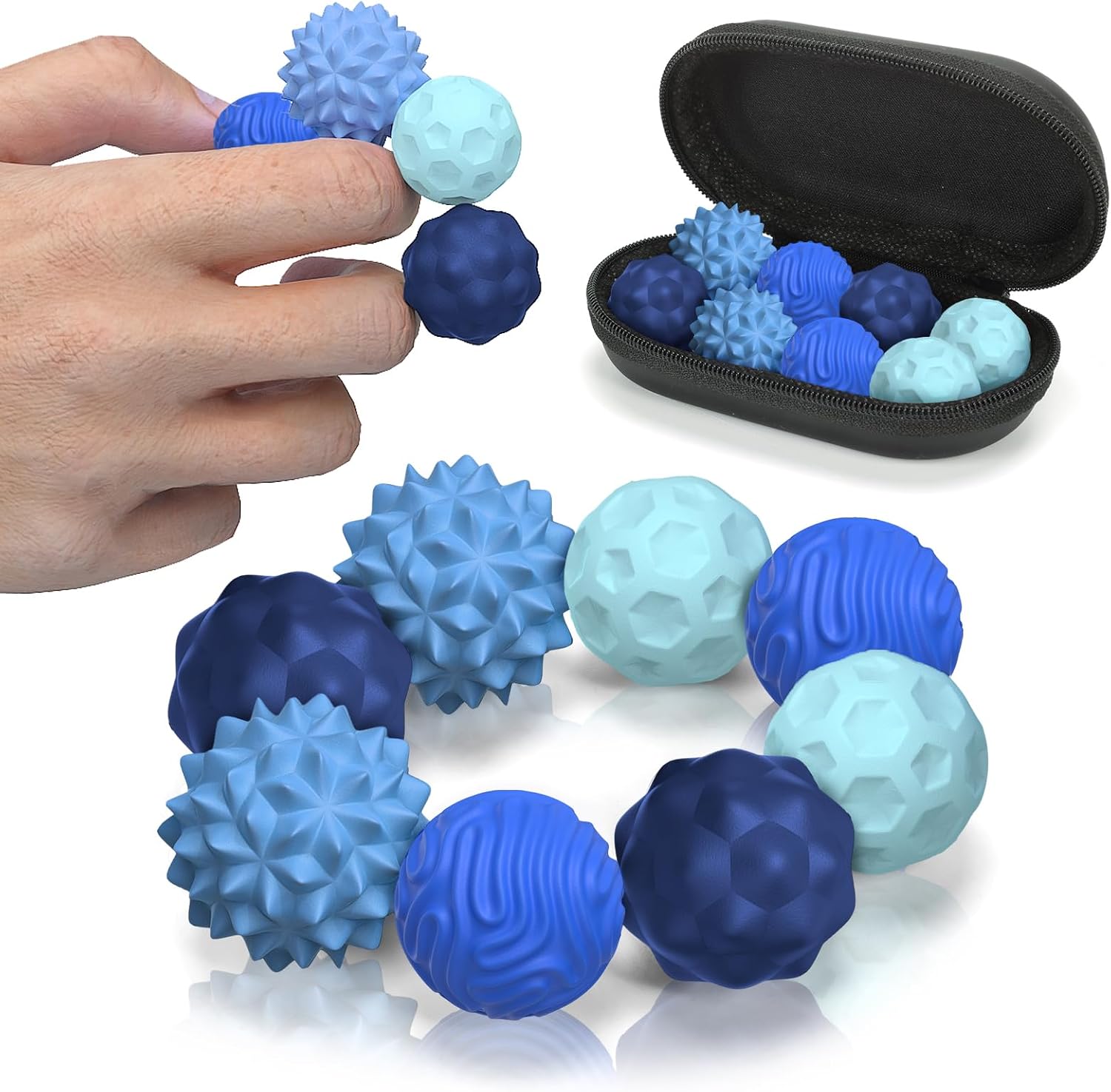 Magnetic Fidget Balls for Adults & Teens, Silent Fidget Toys for Office
