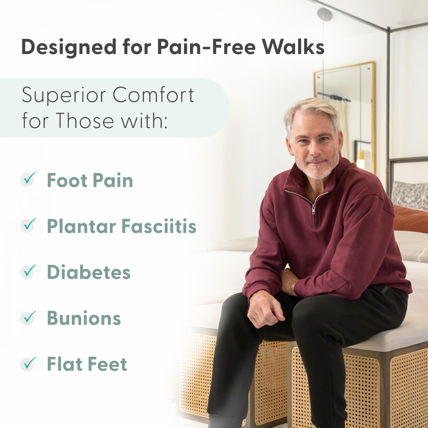 Orthofeet Asheville Orthopedic Men House Slippers