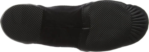 Bloch Girls Neo-Flex Leather Neoprene Slip-On Jazz Dance Shoes, EVA Outsole
