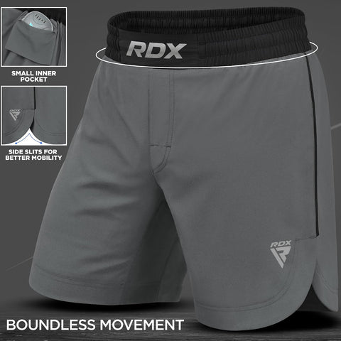 RDX MMA Shorts for Training & Kickboxing – Fighting Shorts for Martial Arts, Cage Fight, Muay Thai, BJJ, Boxing, Grappling