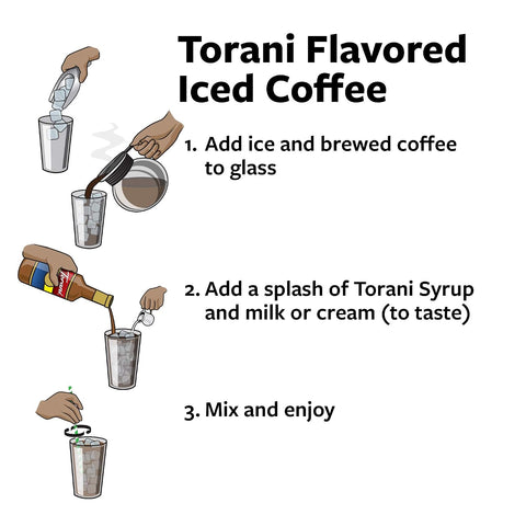 Torani Coconut Flavored Drink Syrup, 25.4 fl oz, 4 Pack