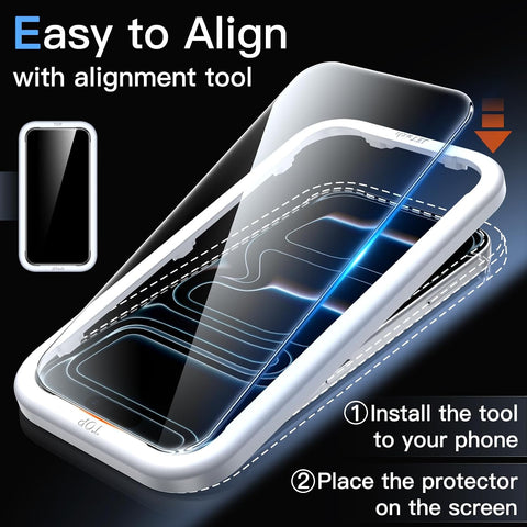 JETech Screen Protector for iPhone 17 Pro Max, 3-Pack