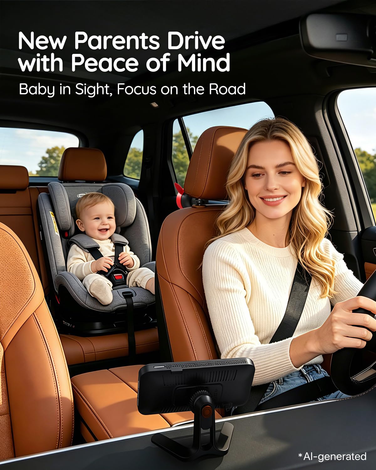 Babyvue USB Baby Car Camera Backseat Monitor
