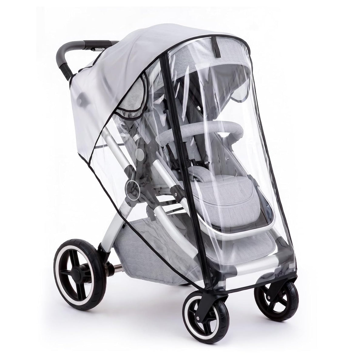 Clear Stroller Rain Cover, Universal Fit Baby Travel Weather Shields