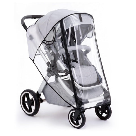 Clear Stroller Rain Cover, Universal Fit Baby Travel Weather Shields