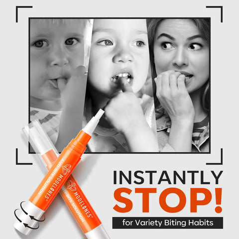 Modelones Nail Biting Prevention for Kids Quick Dry Thumb Sucking Deterrent