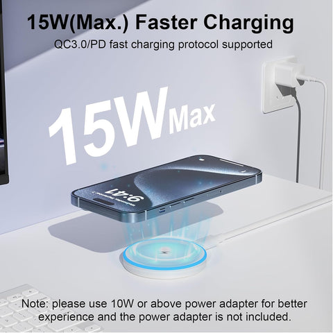 MagSafe Charger 2 Pack Magnetic Wireless Charger Fast Charging Pad