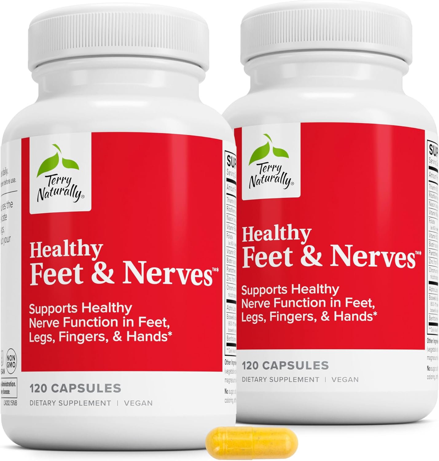 Terry Naturally Healthy Feet and Nerves - Nerve Function - 120 Count
