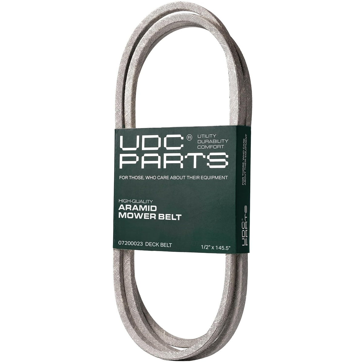 UDC Parts 07200023 Ariens Gravely Deck Belt Replacement, 1/2"×145.5" Aramid