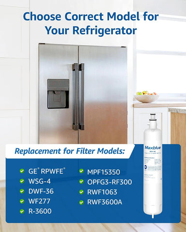 Maxblue MB-F19C Water Filter Replacement for GE® RPWFE®, 3 Pack