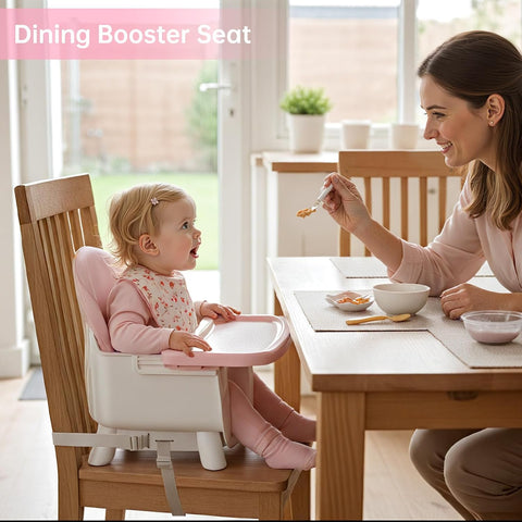 6-in-1 Convertible Baby Highchair for Babies and Toddlers, Booster Seat