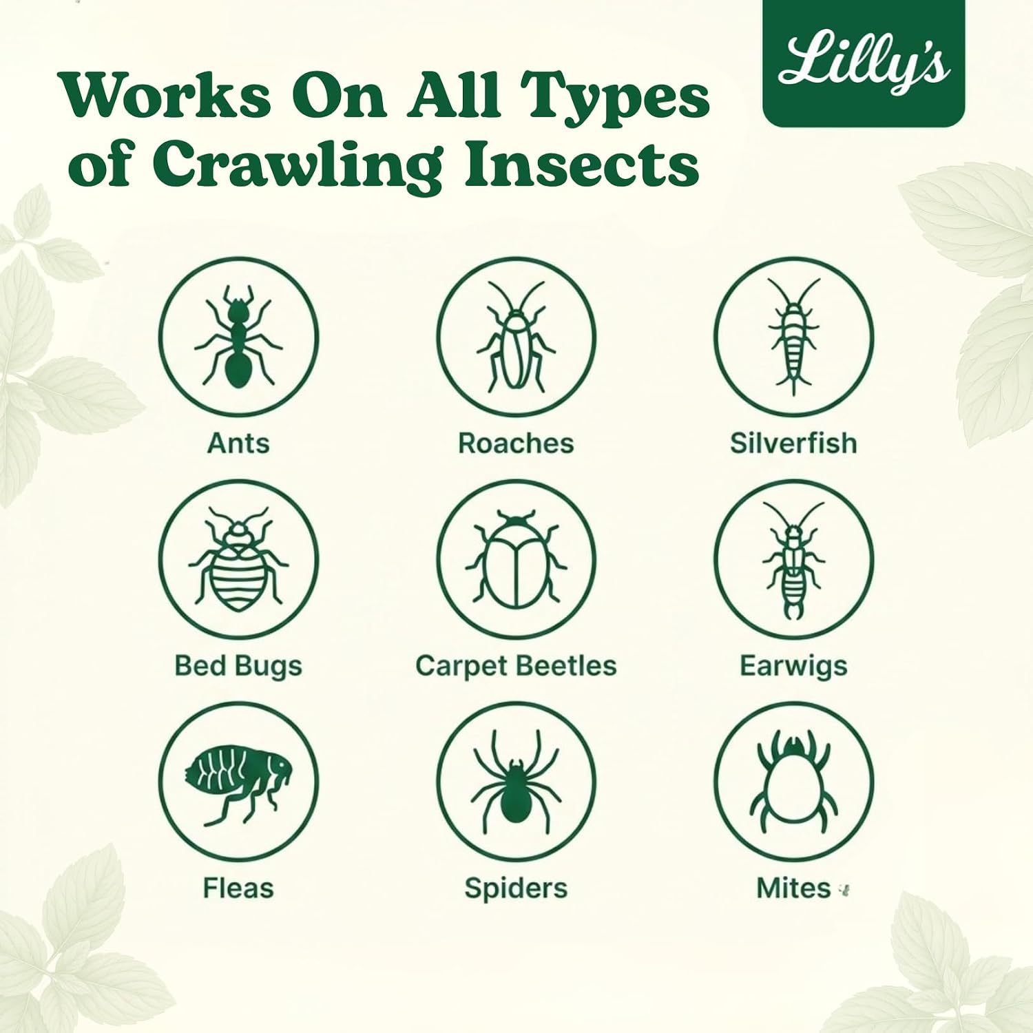 Diatomaceous Earth Food Grade with Peppermint Oil Crawling Insect Killer | Indoor Pest Control Powder for Bed Bug, Roach, Ant, Fleas | Lilly's naturals, 12 fl oz