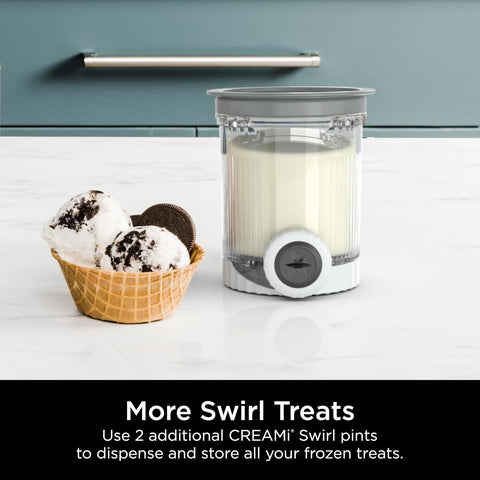 Ninja® CREAMi® Scoop & Swirl 2-in-1 Pints and Lids, 2 Pack, XSK7PNTLD2