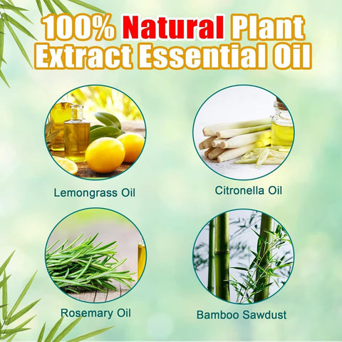 60P Natural Citronella Mosquito Repellent Incense Sticks for Outdoor Patio