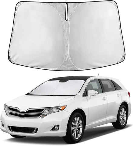 EcoNour Windshield Sunshade Compatible for Toyota Venza 2009-2013 2014 2015