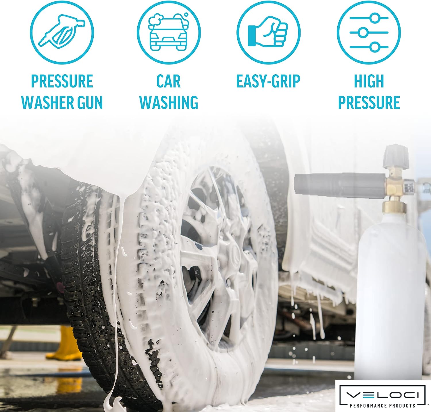 MTM Hydro SGS28 Pressure Washer Spray Gun with Fittings
