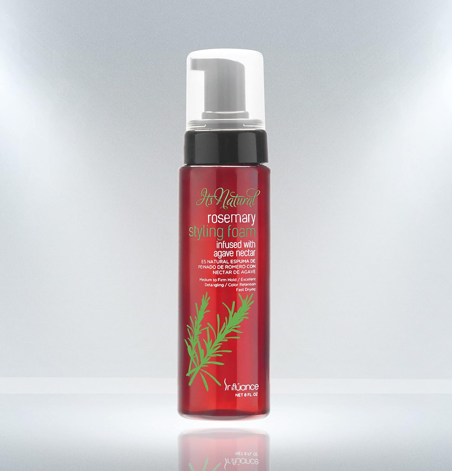 INFLUANCE It's Natural Rosemary Styling Foam Infused with Agave Nectar