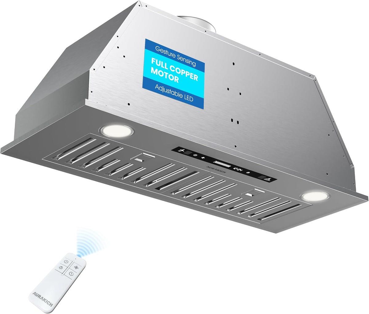 30" Range Hood Insert, 900CFM Full Copper Motor