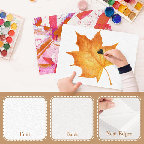 100PC 5x7 Watercolor Paper Bulk 140lb/300g Cold Press Water Color Paper