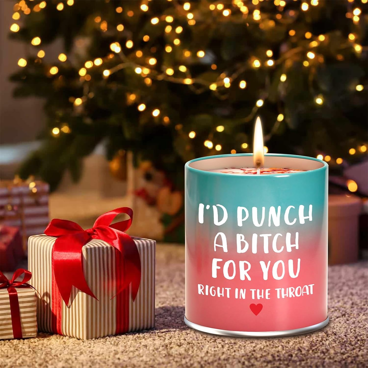 Christmas Birthday Sister Gifts for Women Her Funny Scented Candle