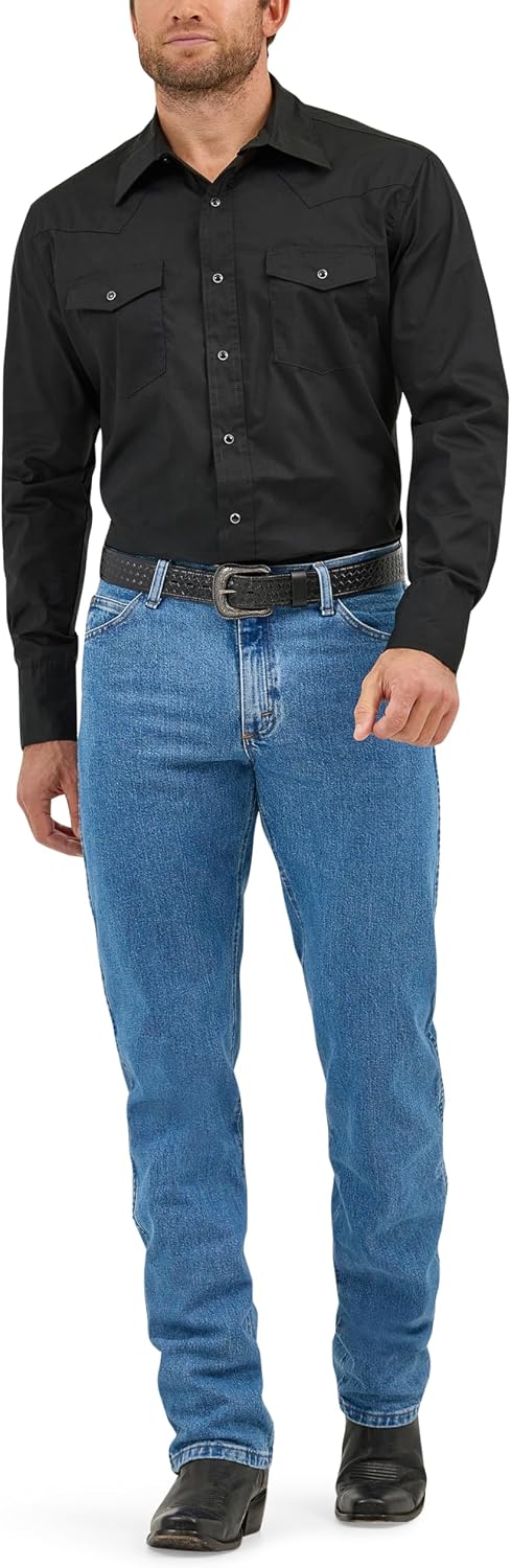 Men's Wrangler Premium Performance Regular Fit Blue Jean - 47MWZSW