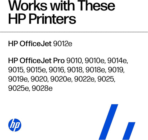 HP Original 962 Cyan, Magenta, Yellow / 962XL Black Ink Cartridges (4-Pack) | Works OfficeJet 9010 Series, OfficeJet Pro 9010, 9020 Series | Eligible for Instant Ink | 3JB34AN