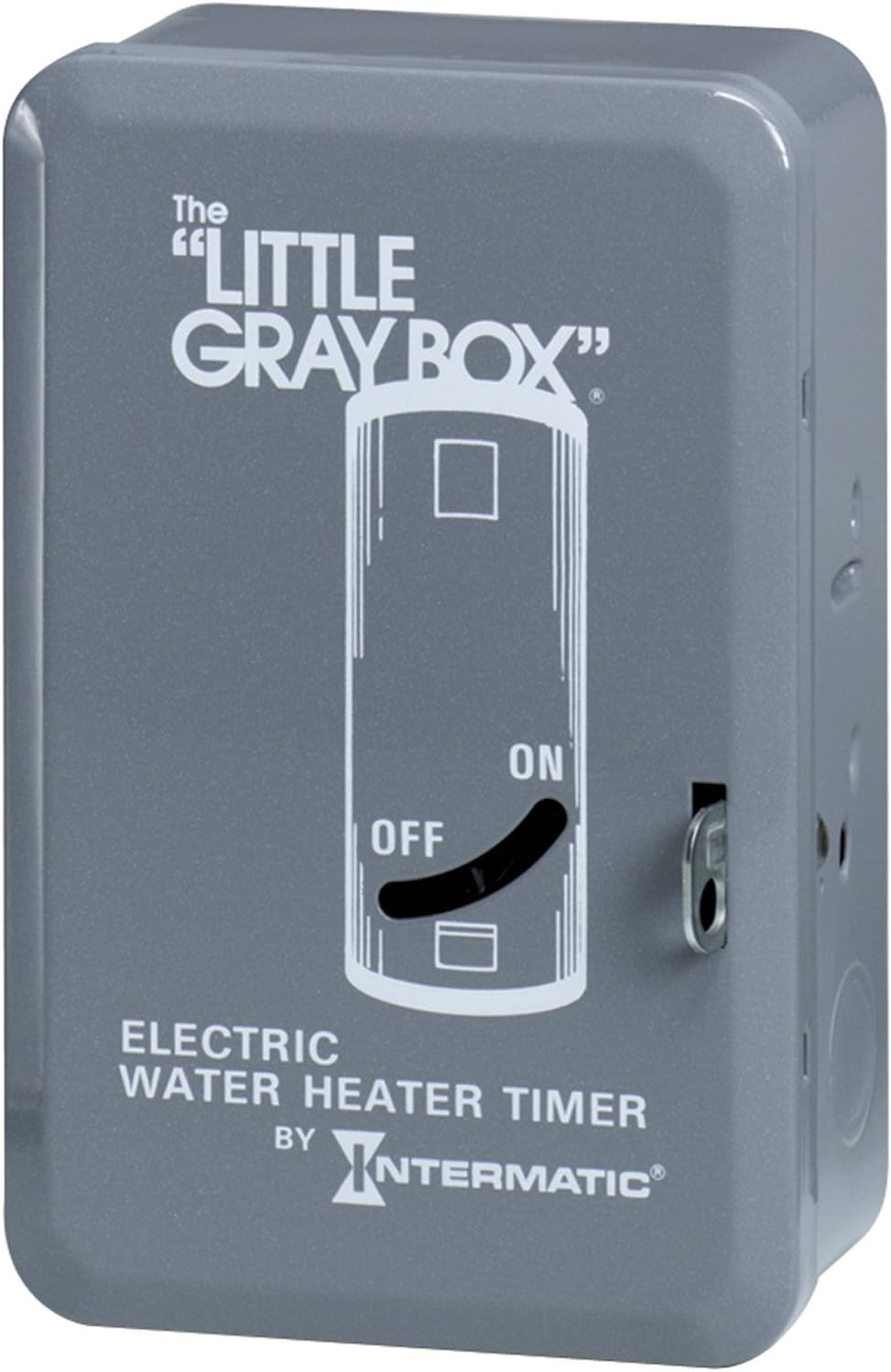 Intermatic WH40 Electric Water Heater Timer, Gray