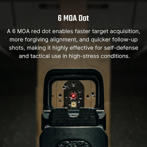 OSIGHT SE Enclosed Red/Green Dot, 2 & 32 MOA Multi-Reticle or 6 MOA Dot