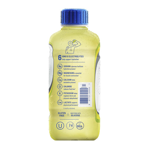 Electrolit, Electrolyte Beverage, Lemon-Lime, 21 Fl Oz (12 Pack) | Hydration Sports Drinks with Electrolytes, Magnesium, Calcium & Potassium, Recovery Drink for Post Workout