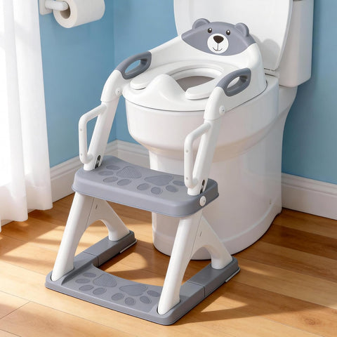 Upgraded Safety Armrests for 2-in-1 Potty Training Toilet seat for Toddlers