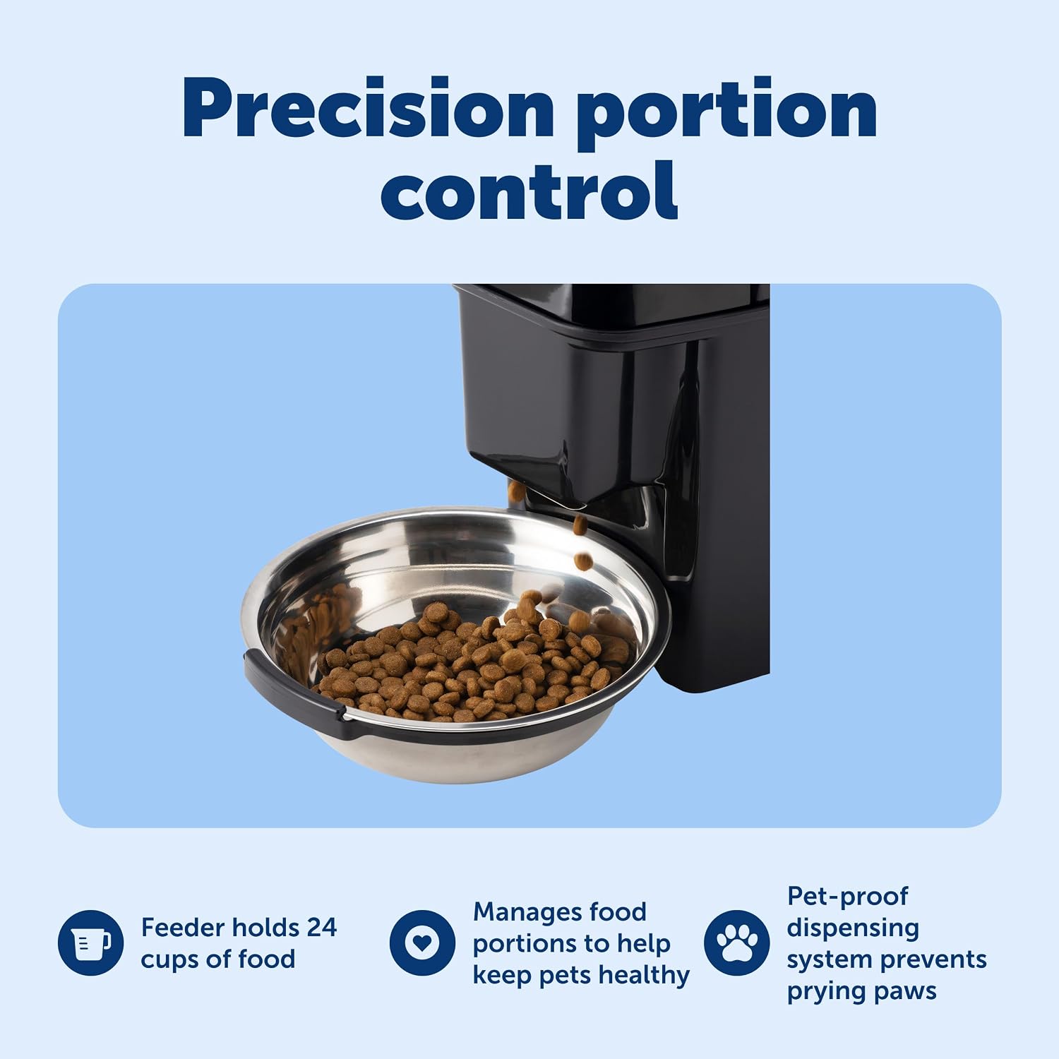 PetSafe Healthy Pet Simply Feed Auto Feeder, Programmable, Holds 24 Cups
