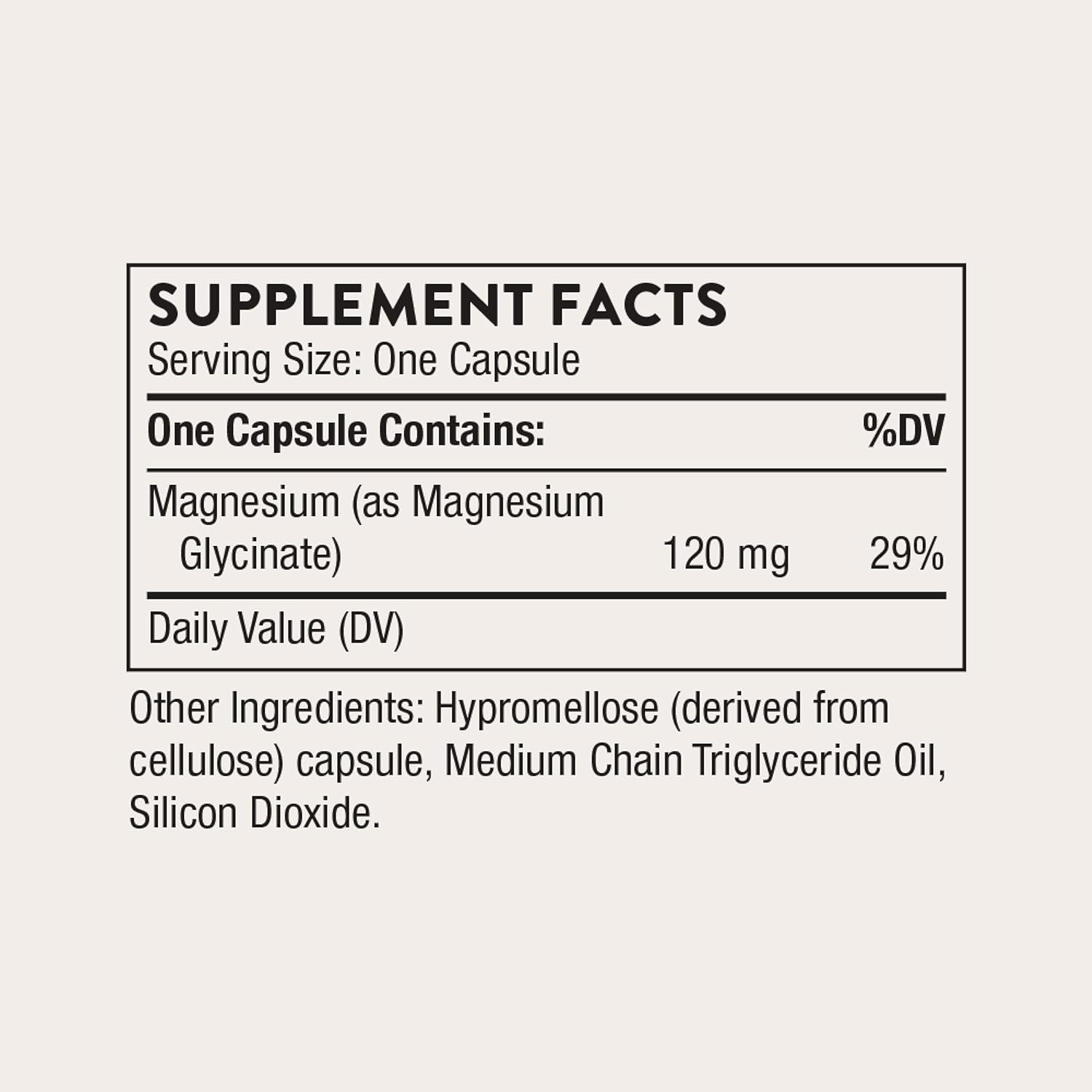 THORNE Magnesium Glycinate, Chelated Magnesium Supplement, 90 Capsules