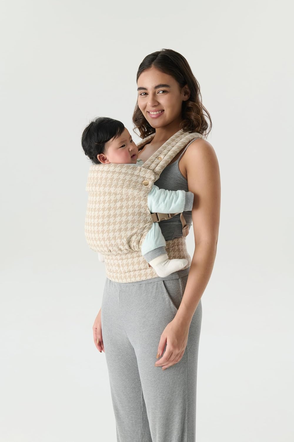 Ergonomic Baby Carrier Newborn to Toddler, Comfort Stylish Cute Easy Use