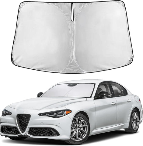 EcoNour Windshield Sunshade Compatible for Alfa Romeo Giulia 2016-2026