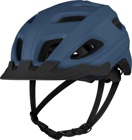 Retrospec Lennon Adult Bike Helmet with LED Safety Light Adjustable Dial & Removable Visor - Adjustable Bicycle Cycling Helmet for Men & Women