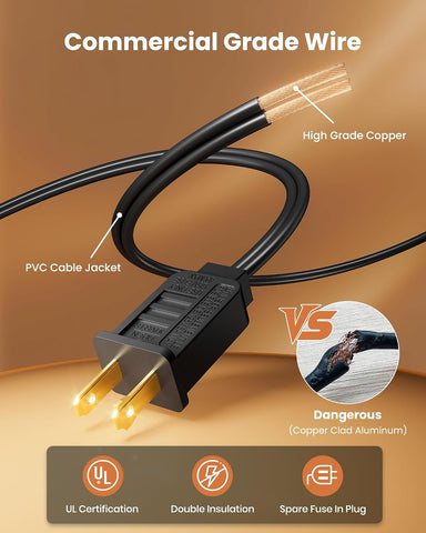 Brightown Outdoor String Lights, 29FT G40 LED IP65 Waterproof Patio Lights