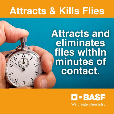 BASF PT Alpine Fly Bait, Fast Acting and Long Lasting Up to 30 Days, Ready to Use Pest Control Spray for House Flies, Fruit Flies, 16 Ounce