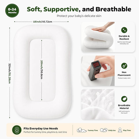 Baby Lounger for Newborns 0-24 Months - Baby Essentials
