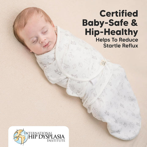KeaBabies Newborn Swaddles with Zippers, 3pk Baby Swaddle (Aspire, 3-6M)