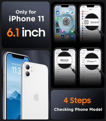 SPIDERCASE Magnetic for iPhone 11 Phone Case,Blue Green
