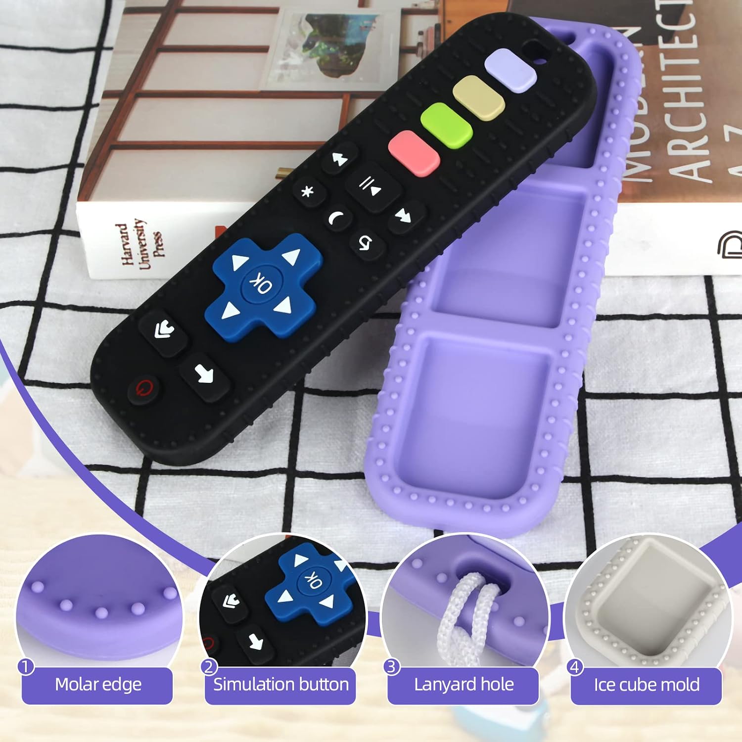 Chuya Silicone Baby Teether Chew Toy for Babies 3-24 Months
