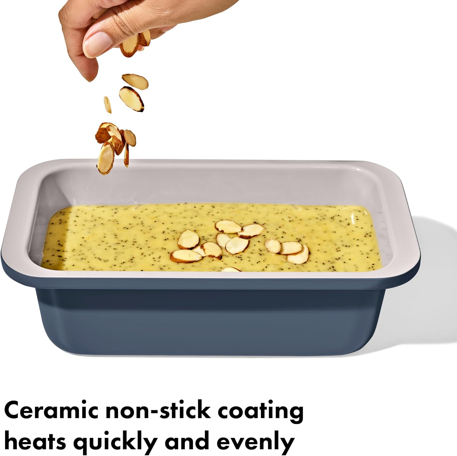 OXO Good Grips Non-Stick Pro Ceramic Coated Metal Bakeware, 1Lb Loaf Pan