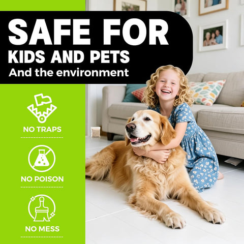 Lickoon Mouse Repellent 24 Pouches, Rodent Repellent for Indoor & Outdoor