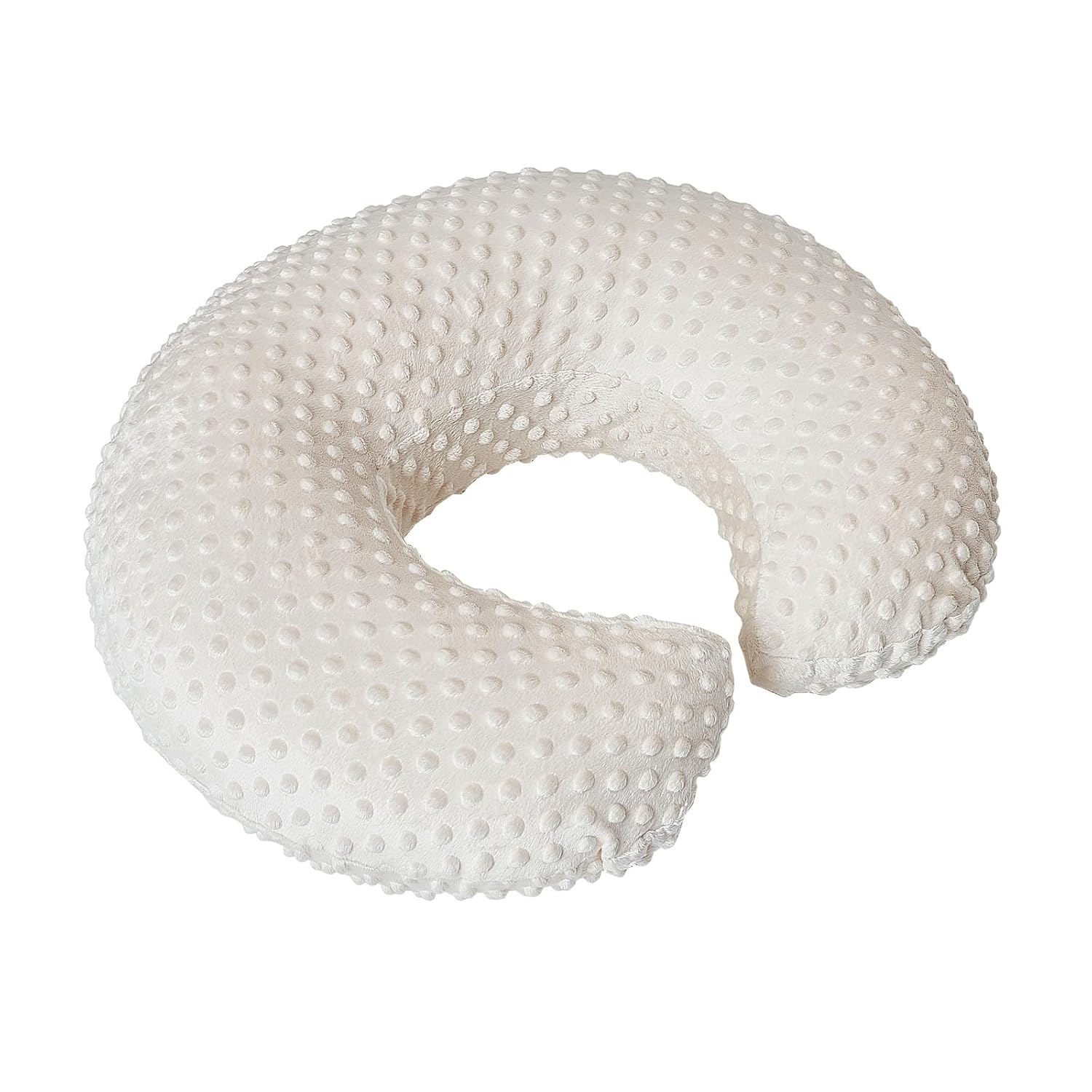 ESEN Nursing Pillow and Body Positioner for Breast Feeding and Bottle Feeding, Ultra Soft Baby Breastfeeding Pillows with Removable Nursing Pillow Cover for More Support for Mom and Baby (Beige)