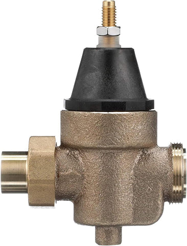 Watts 3/4 LFN45BM1 Valve, 3/4" Pressure Reducing NPT Threaded Female Inlet x NPT Female Outlet