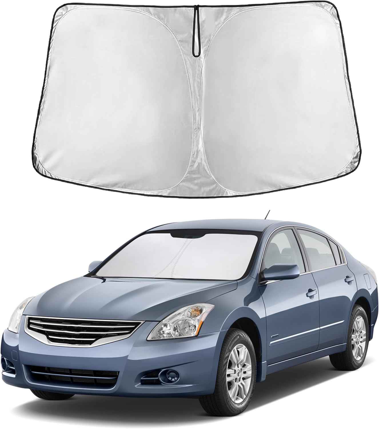 EcoNour Windshield Sunshade Compatible for Nissan Altima 2007-2011 2012