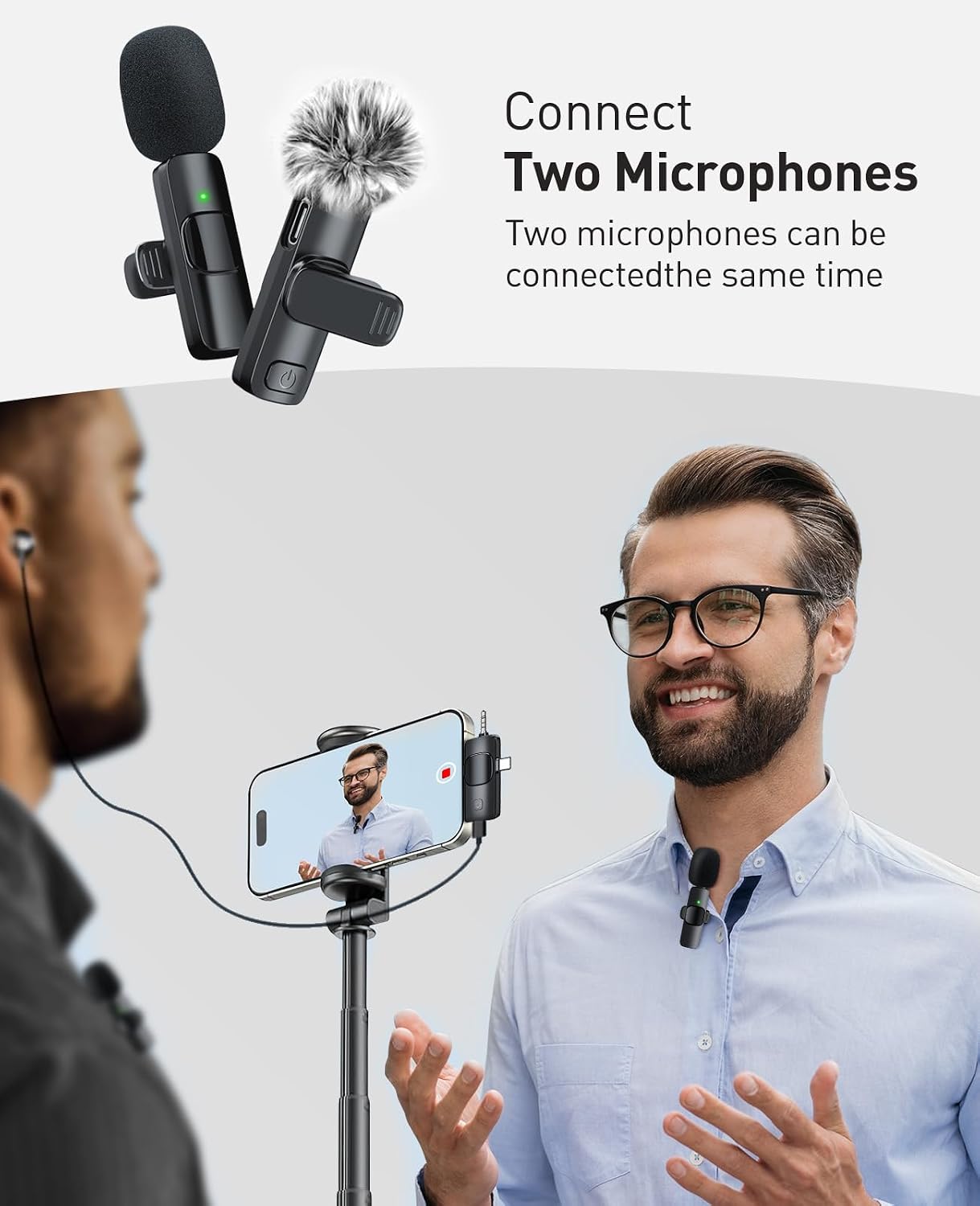 MENERESAS Mini Microphone, Compact and Portable
